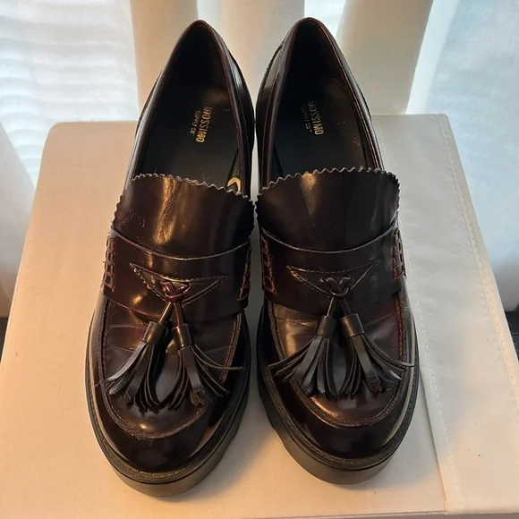 Mossimo Supply Co Brown Leather Loafers Size9 Men main image 2